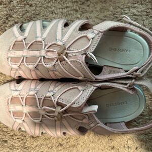 Lands' End Blush Pink Casual Sport Sandals